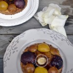 Tartelettes façon sablé aux prunes et pommes