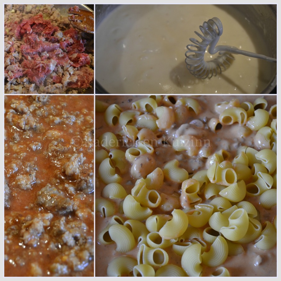Préparation du gratin de pâte à la bolognaise ©kaderick en Kuizinn Recette-Préparation du gratin de pâte à la sauce tomate bolognaise-Plat du jour